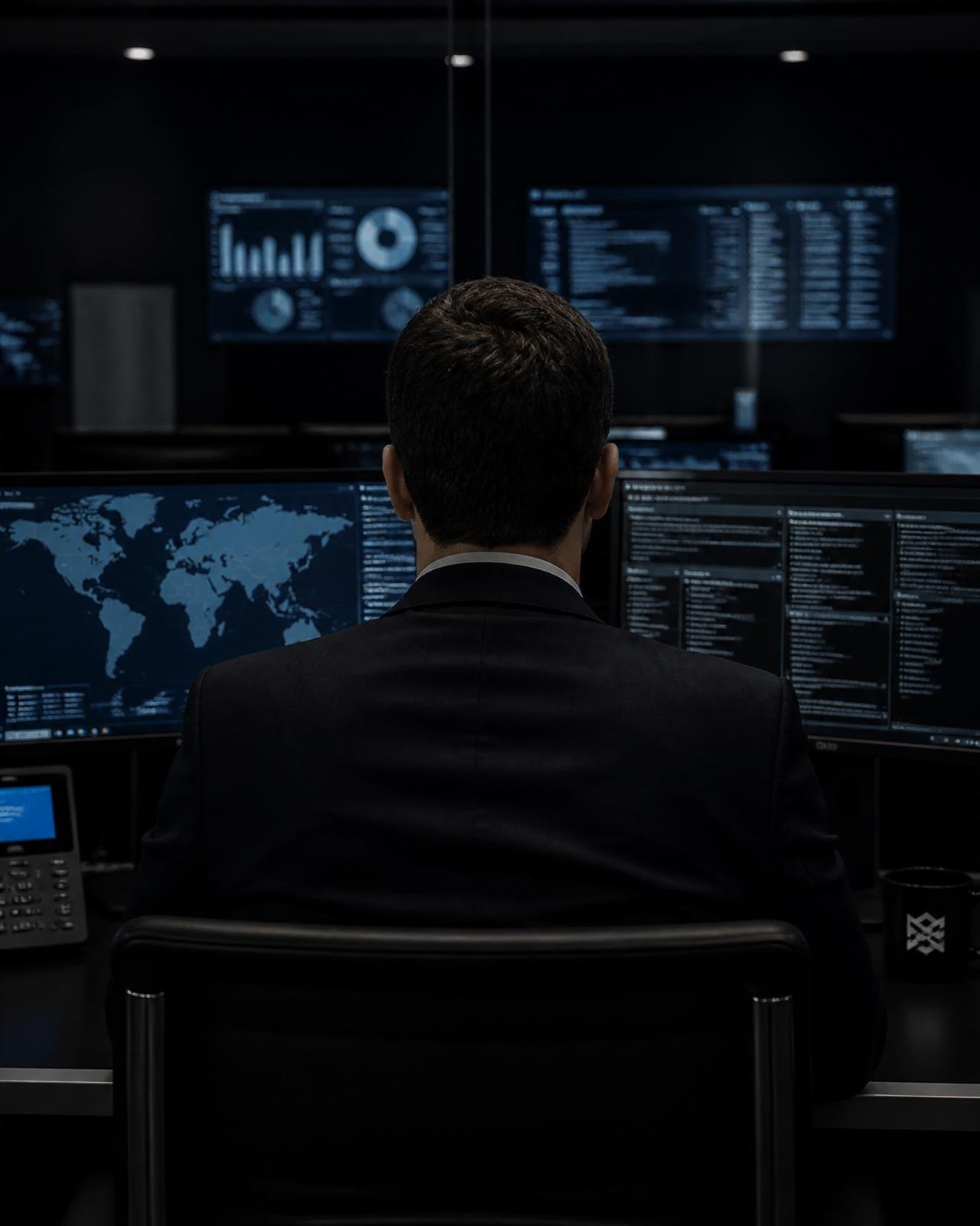 High-Tech Security Operations Center